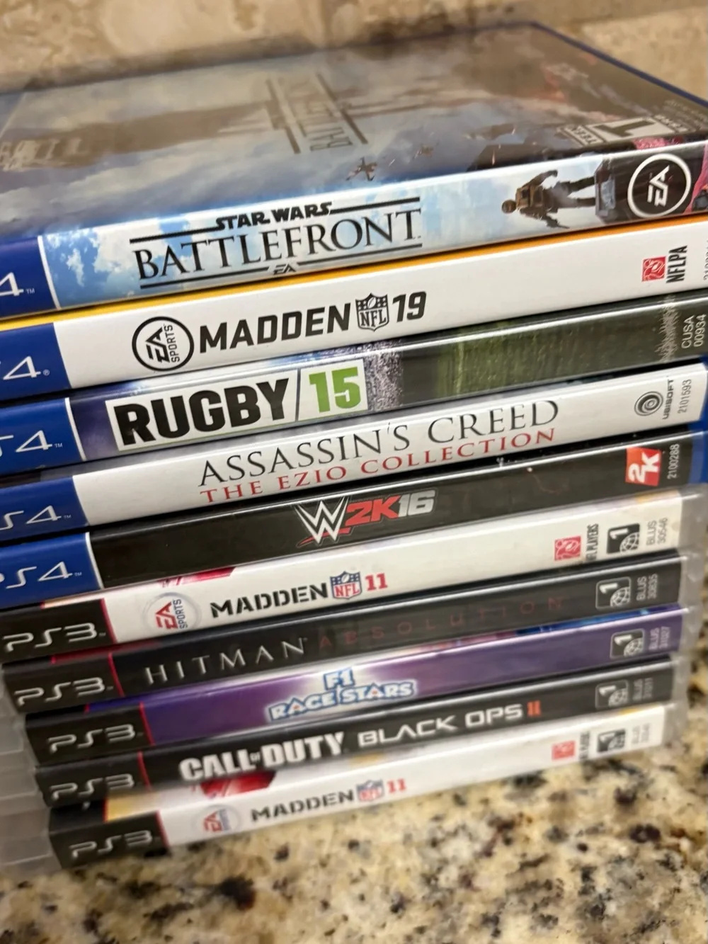 Game Discs Stack